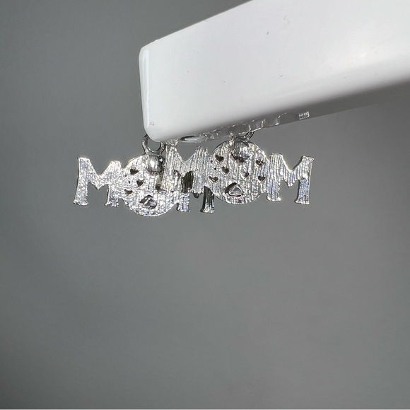 Sparkling softball MOM Rhinestone Earrings - Picture 2 of 5